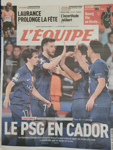 équipe avril 2026 le - l'Équipe,