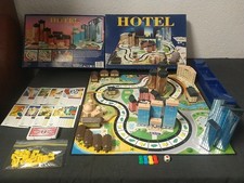 jeu de société Vintage - HOTEL - MB  100% COMPLET MB Avec Réverbère Liv Offerte 