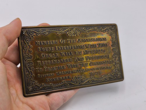 Plaque nouveauté vintage - plaque,