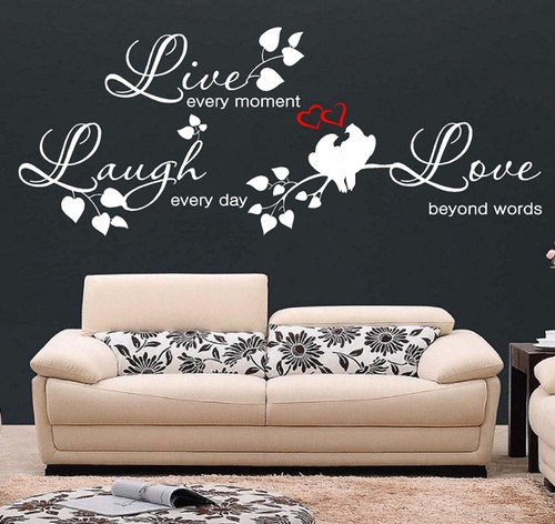 Citations murales live laugh - citations,