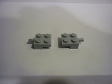 2 x LEGO Mdstone Plate 2x2