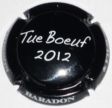 Capsule de Champagne: Super !! JANISSON BARADON  , Tue Boeuf 2012 , n°56a