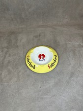 Cendrier céramique jaune