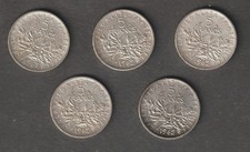 France - 5 Pièces de 5 f