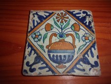 Carreau de faïence de Delft    XVIIème siècle tile