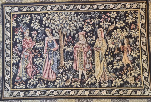 Tapisserie jardin medieval - jardin,