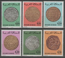 MAROC:  n°769/774 **, "anciennes monnaies marocaines"