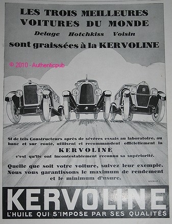 Publicite kervoline huile - publicite,