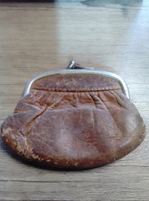 porte monnaie ancien cuir