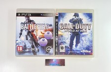 Lot 2 Jeux Guerre PS3 - Call Of Duty World At War / Battlefied 4 VF Sony PAL