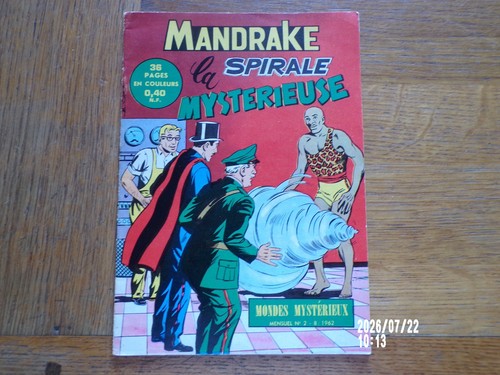 Mandrake magicien 2 la - magicien,