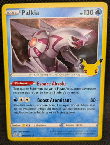 Carte pokemon palkia - carte,