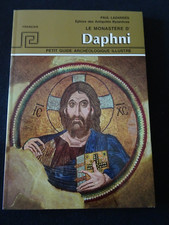 Guide touristique - Monastère de DAPHNI -  Grèce  - 1987
