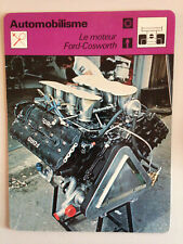 CARTE ED. RENCONTRE 1978 // AUTOMOBILISME - LE MOTEUR FORD-COSWORTH