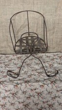 Siège Enfant VÉLO METAL Porte Bébé Ancien Rare Vintage Tressé Fixation Origine 