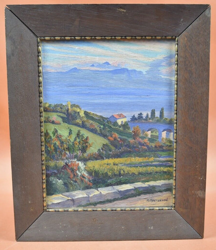 Peinture huile sur toile - peinture, à