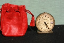 petite pendulette réveil ancien de voyage Lancel Swiss.