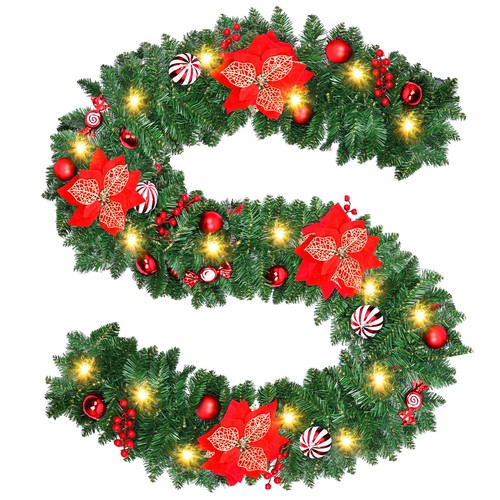 Guirlande noel artificielle - guirlande,