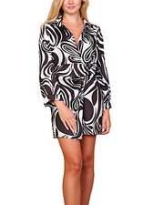 Robe Chemisier Femme Estampée