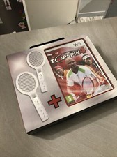 NEUF NEW top spin 4 2K + 2 raquettes de tennis nintendo WII