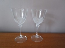 2 Verres à eau en Cristal d'Arques Modèle Florence H 18,5 cm """