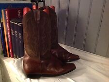 bottes santiags KICKER'S plein cuir brun .t 41 (S/A/G)