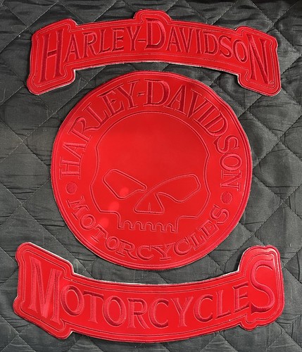 Harley davidson red skull - davidson,