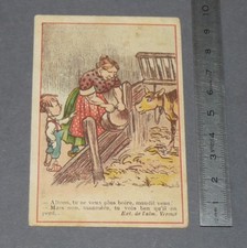 CHROMO 1890-1910 CORDONNERIE