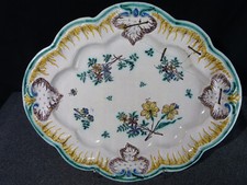 plat ancien en faience 18