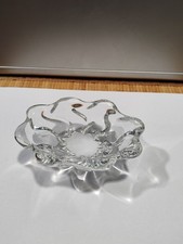 Petite Coupelle Vide poche/Cendrier en cristal  Daum France En Bel État 