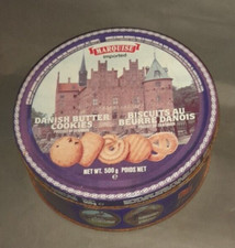 ? boîte métal ancienne marquise biscuit au beurre danois