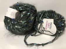 Lot De 10 pelotes laine fantaisie Et Fil Brillant argenté / Douce/