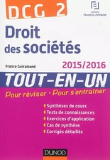 DCG 2 - Droit des sociétés