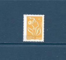 Marianne de Lamouche avec variété marque (à sec) de repérage sur valeur 0,01 €