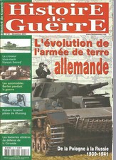 HISTOIRE DE GUERRE N°53 EVOLUTION DE L'ARMEE DE TERRE ALLEMANDE / SURCOUF