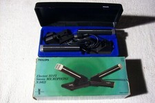 Philips N 8403 Electret, Table Microphone HIFI Stéréo Microphone