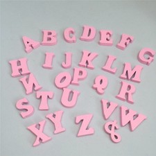 100 pcs Anglais Lettre Puce En Bois Creative Puce De Bois Ornement Lettre Bois