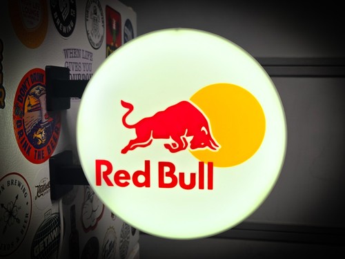 Enseigne red bull lumineuse - bull,