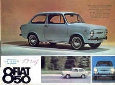 Catalogue Brochure Fiat 850 S