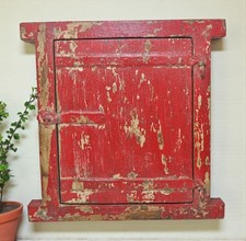 Antique en Bois Mural Décoration Petit Fenêtre Original Ancien Main Crafted Neuf