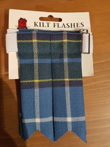 Flashs tartan bleu manx - flashs,
