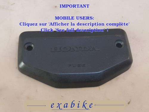 Couvercle des fusibles - couvercle,