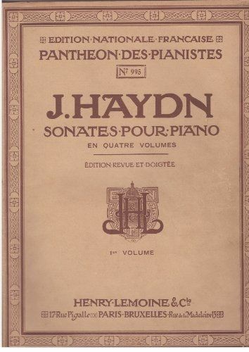 Sonates pour piano 1er - 8,