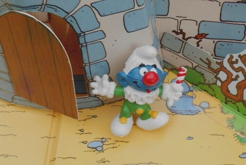 20090 schtroumpf clown pierrot - schtroumpf,