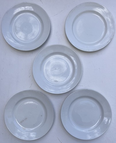 Assiettes plates faience - 5,