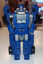 Robot Zord Power Rangers Turbo Rescue VRV Deluxe DX Bleu Police Bandai 2003 A-43