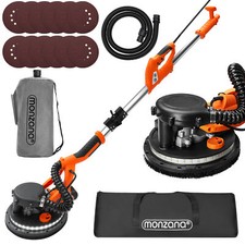 Ponceuse girafe électrique 750W mural polisseuse meuleuse tuyau sac 80 lampe LED