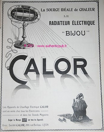 Publicite calor radiateur - publicite,
