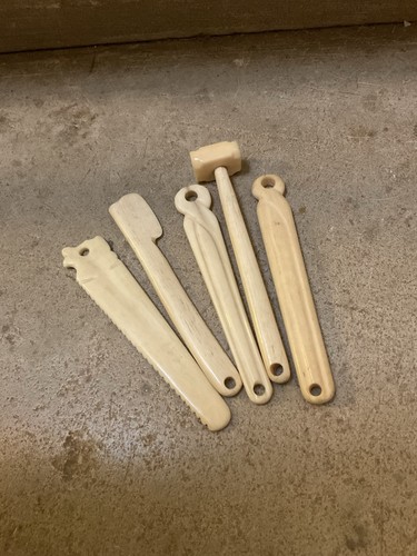Antique carved miniature - miniature, tools