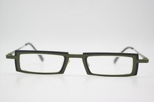 Lunettes Vintage Theo Belgique Vincke TITANIUM Vert Bleu Carré Monture